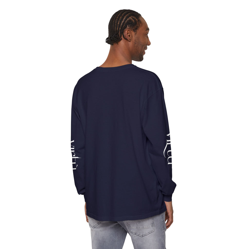 Straw Hat Pirate Graphic Long Sleeve Tee — Anime Skull & Straw Hat Design