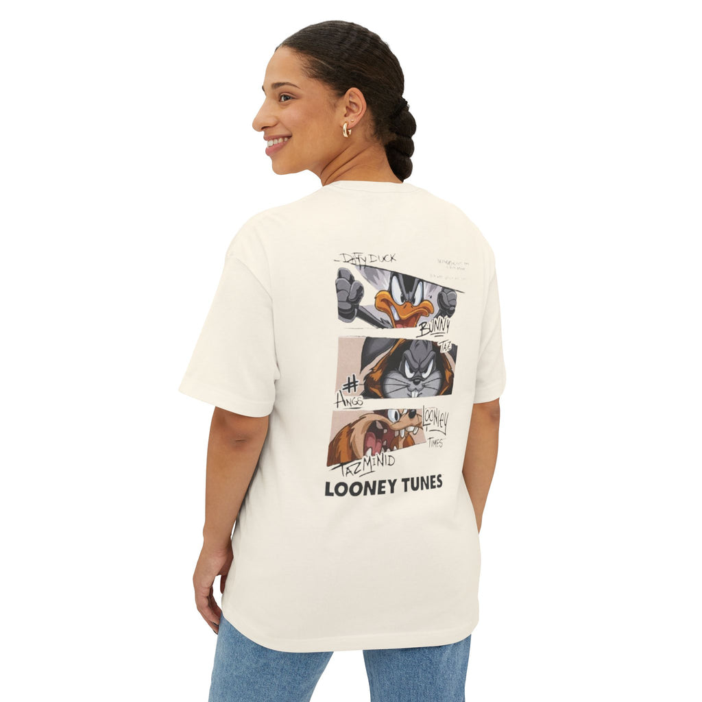 Looney Tunes Collage Tee — Vintage Cartoon Graphic T-Shirt
