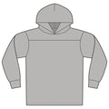 Virtù Halftime Long Sleeve Hoodie — Two-Tone Athletic Pullover