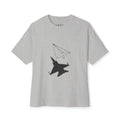 Jet & Paper Plane Graphic Tee — Aviation Contrast Design