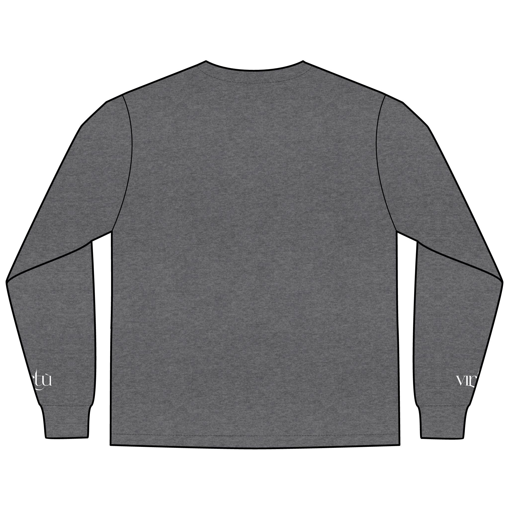 Men's Long Sleeve Tee — Nautical Anchor & Helmet Retro Tattoo Graphic