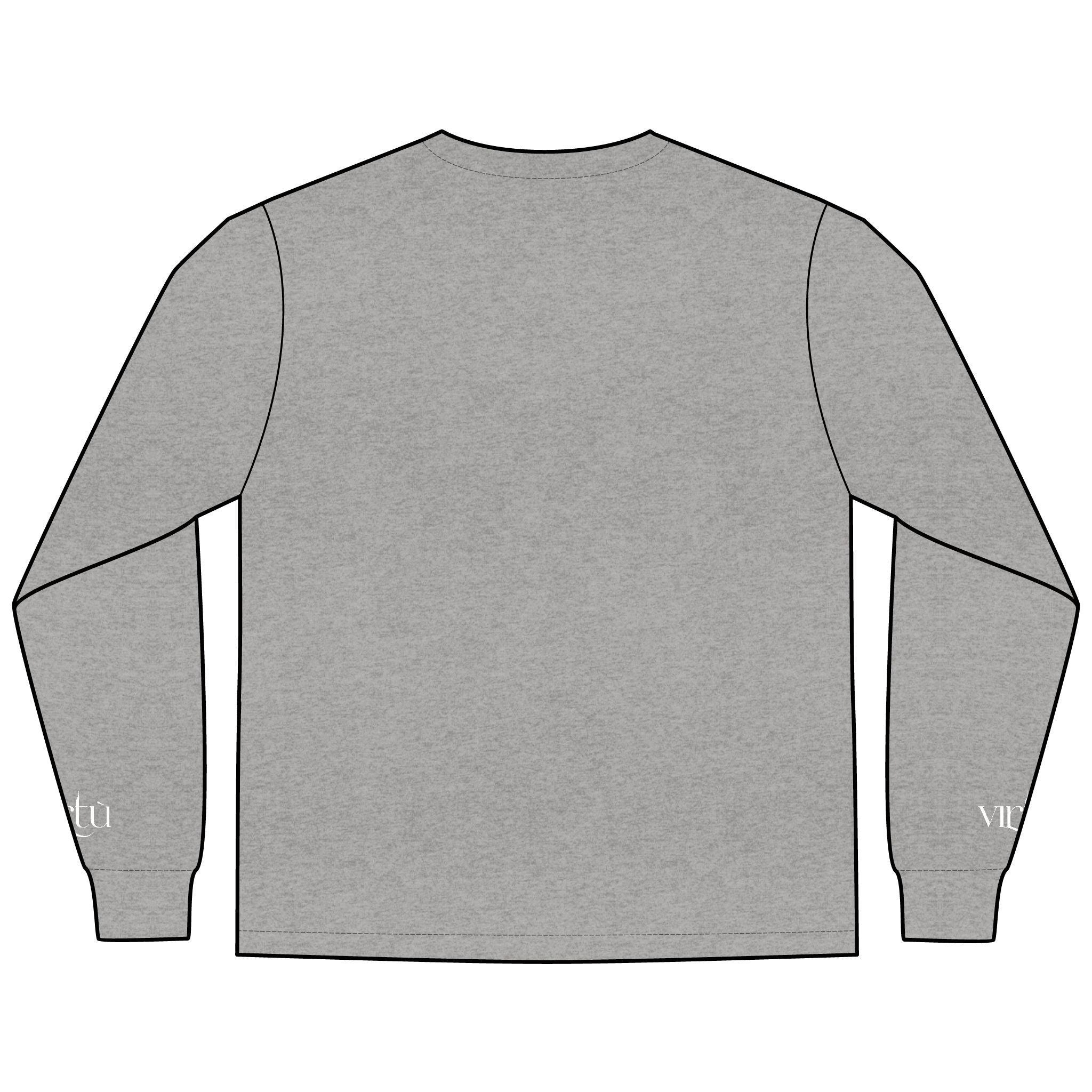 Men's Long Sleeve Tee — Nautical Anchor & Helmet Retro Tattoo Graphic
