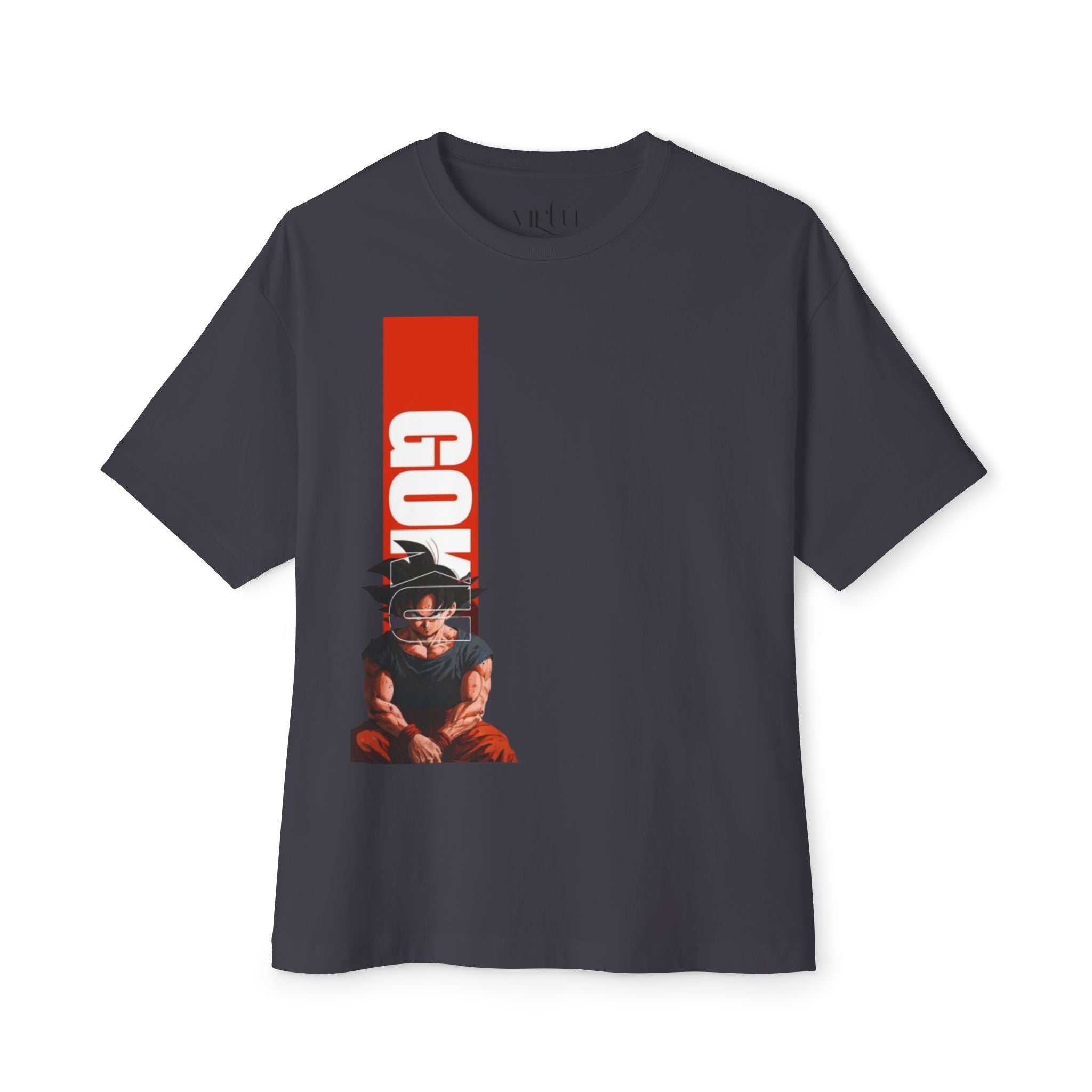Goku Vertical Graphic Tee — Anime Dragon Ball Z Shirt