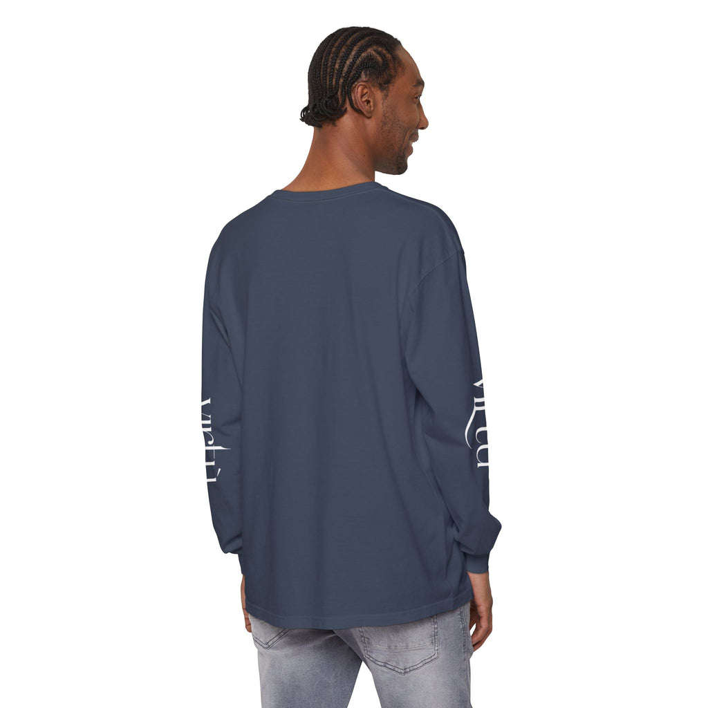 Straw Hat Pirate Graphic Long Sleeve Tee — Anime Skull & Straw Hat Design
