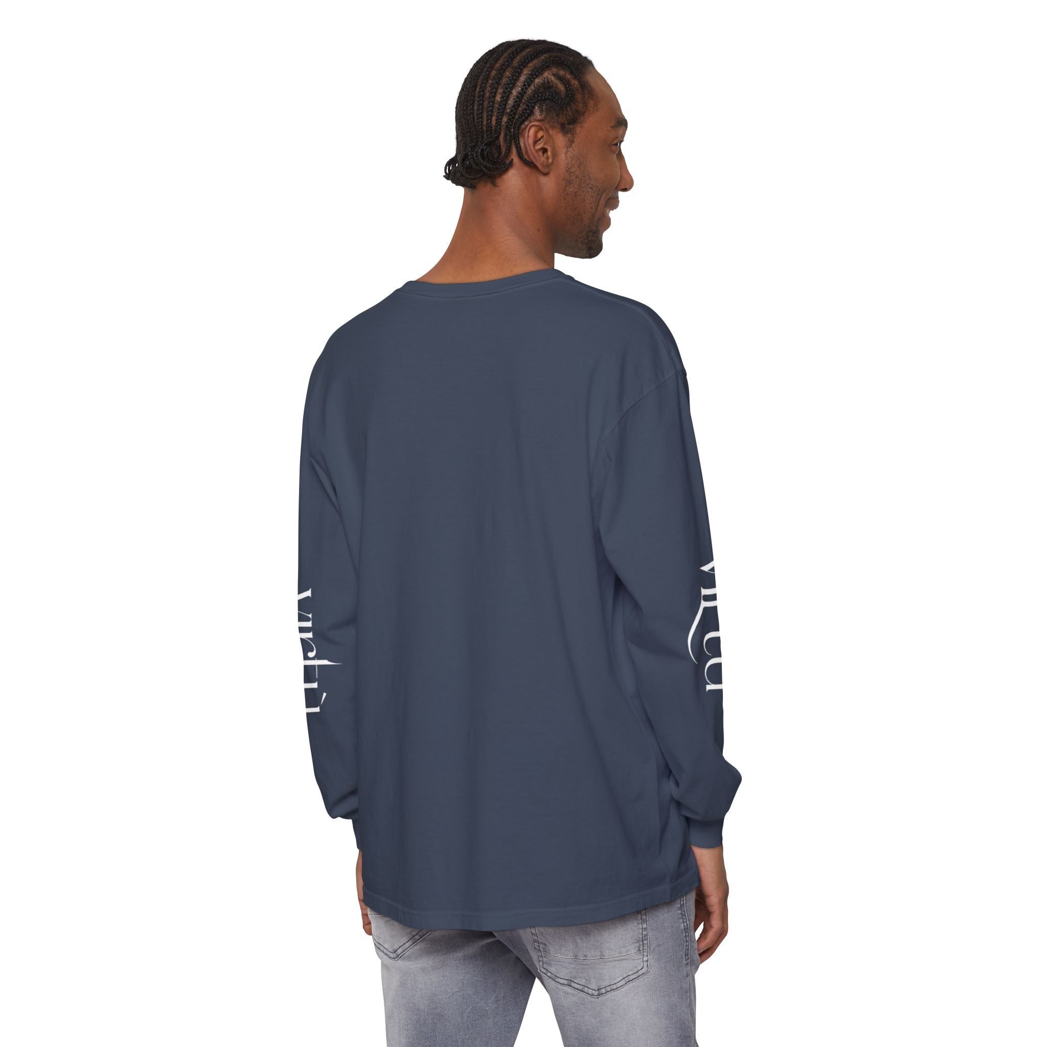 Straw Hat Pirate Graphic Long Sleeve Tee — Anime Skull & Straw Hat Design