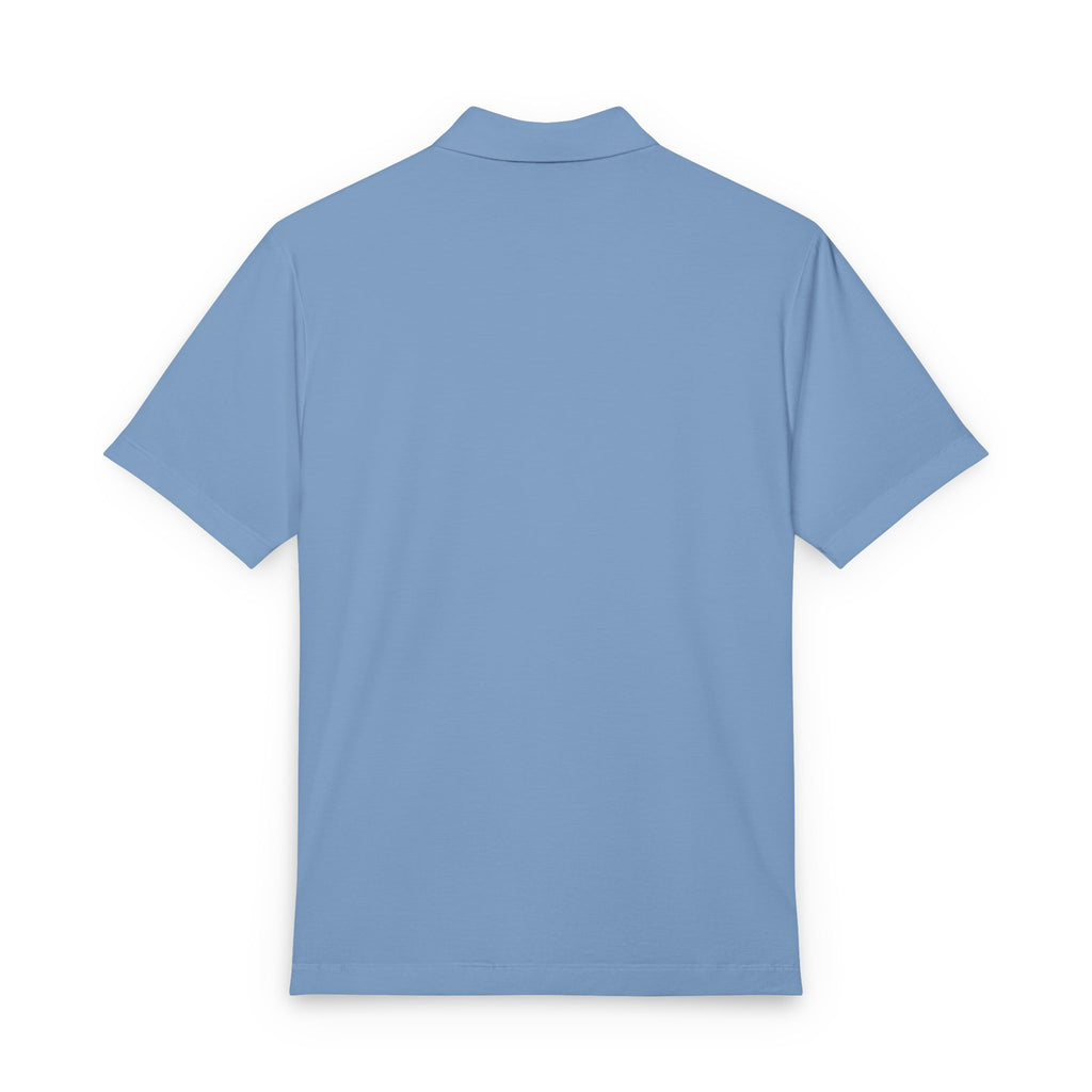 Men's Coral Polo Shirt with 'virtù' Left-Chest Logo