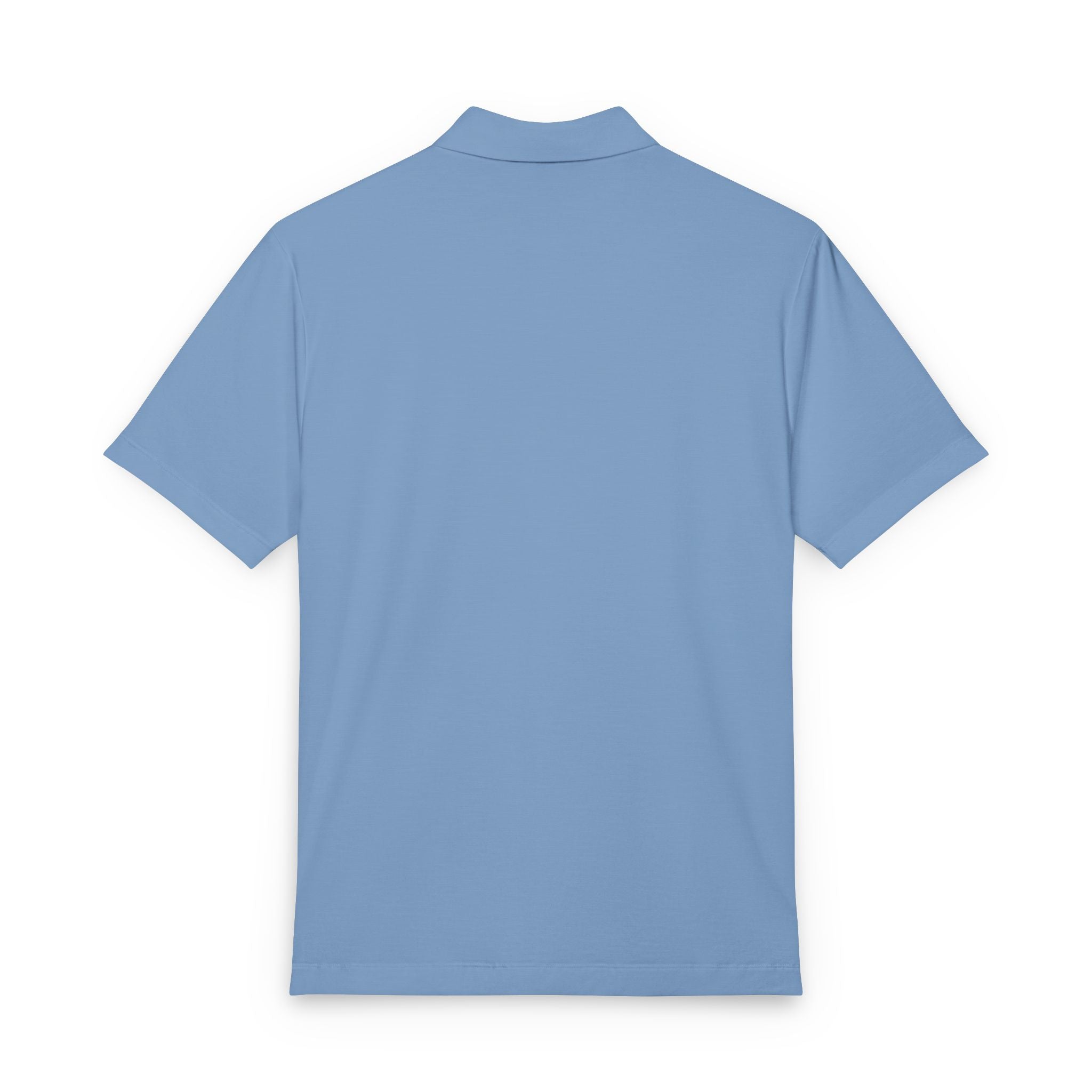 Men's Coral Polo Shirt with 'virtù' Left-Chest Logo