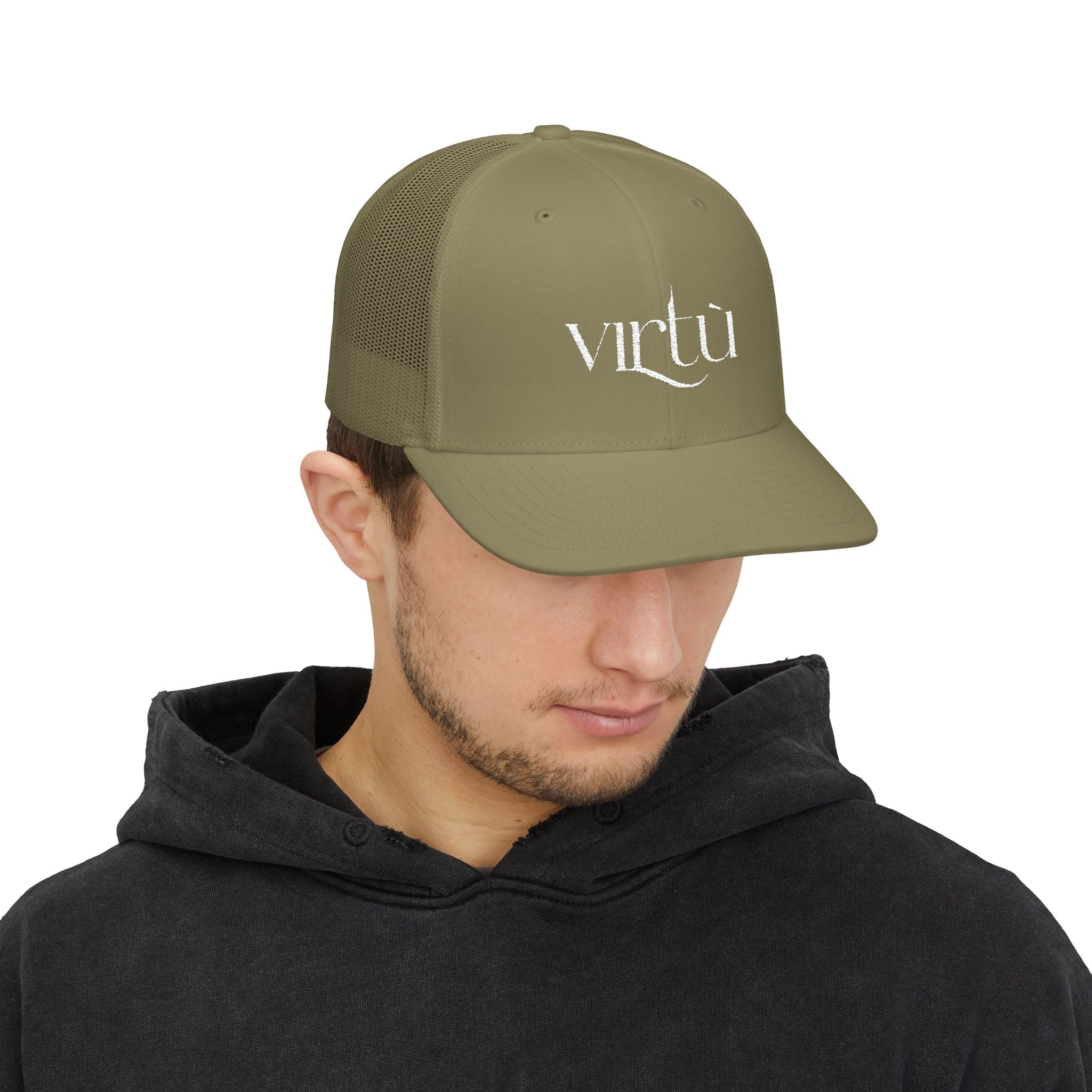 Virtu Embroidered Trucker Cap