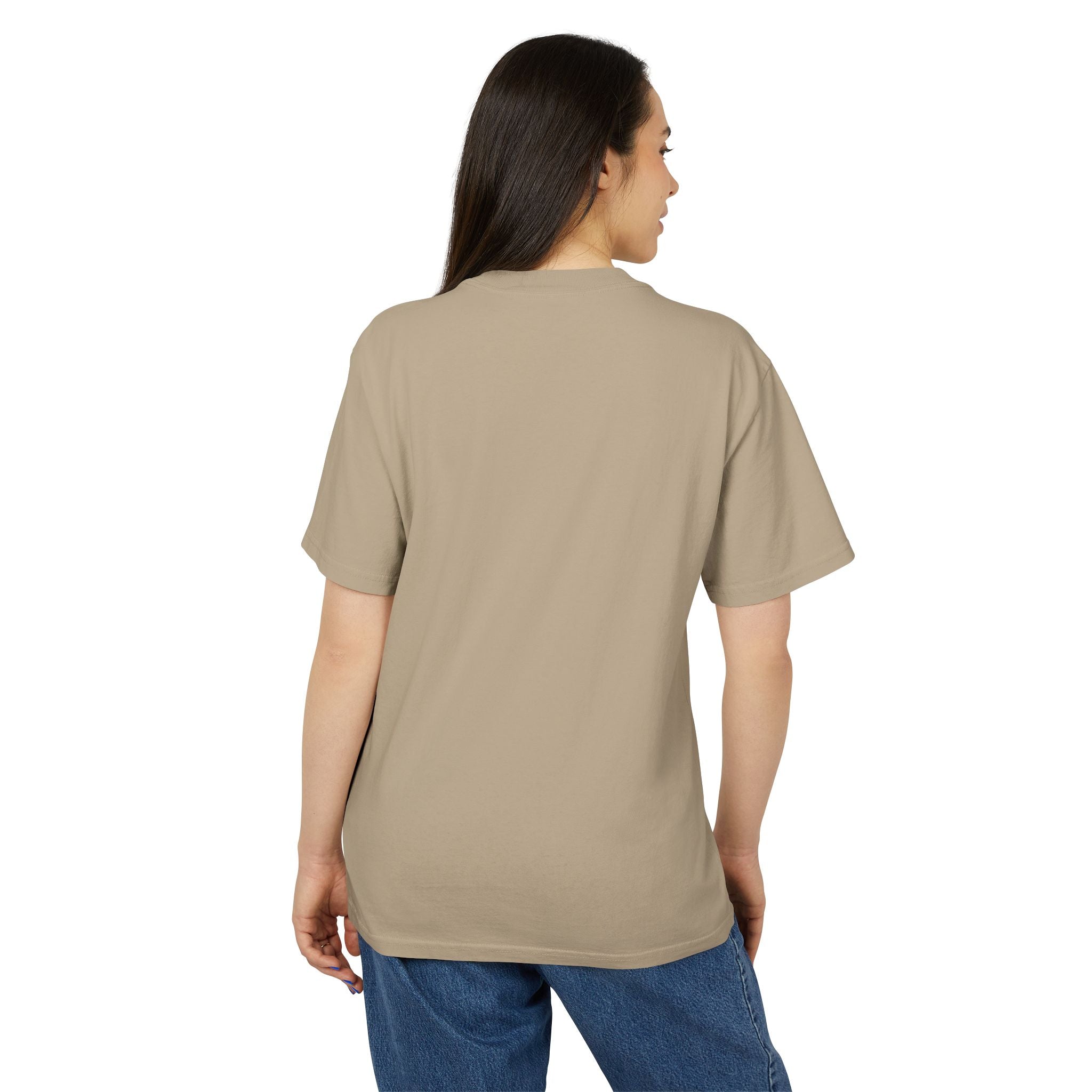 Minimalist 'vita' Script Tee — Vintage Faded Unisex T-Shirt