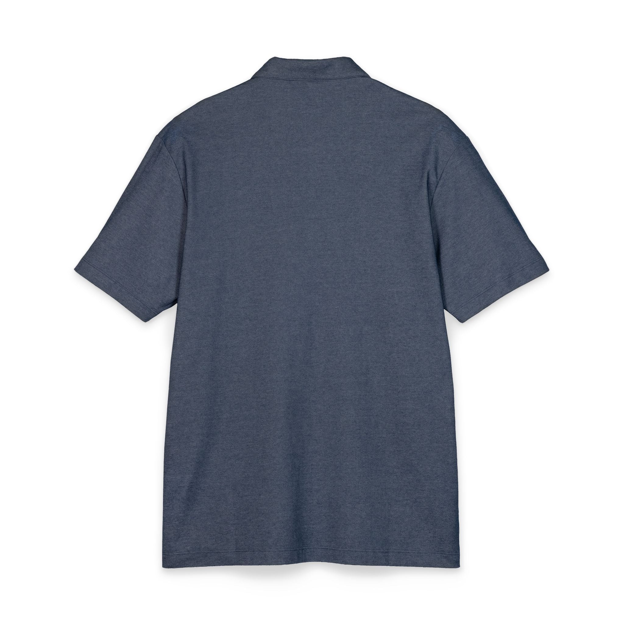 Vetu Distressed Logo Polo Shirt — Classic Men's Short-Sleeve Knit