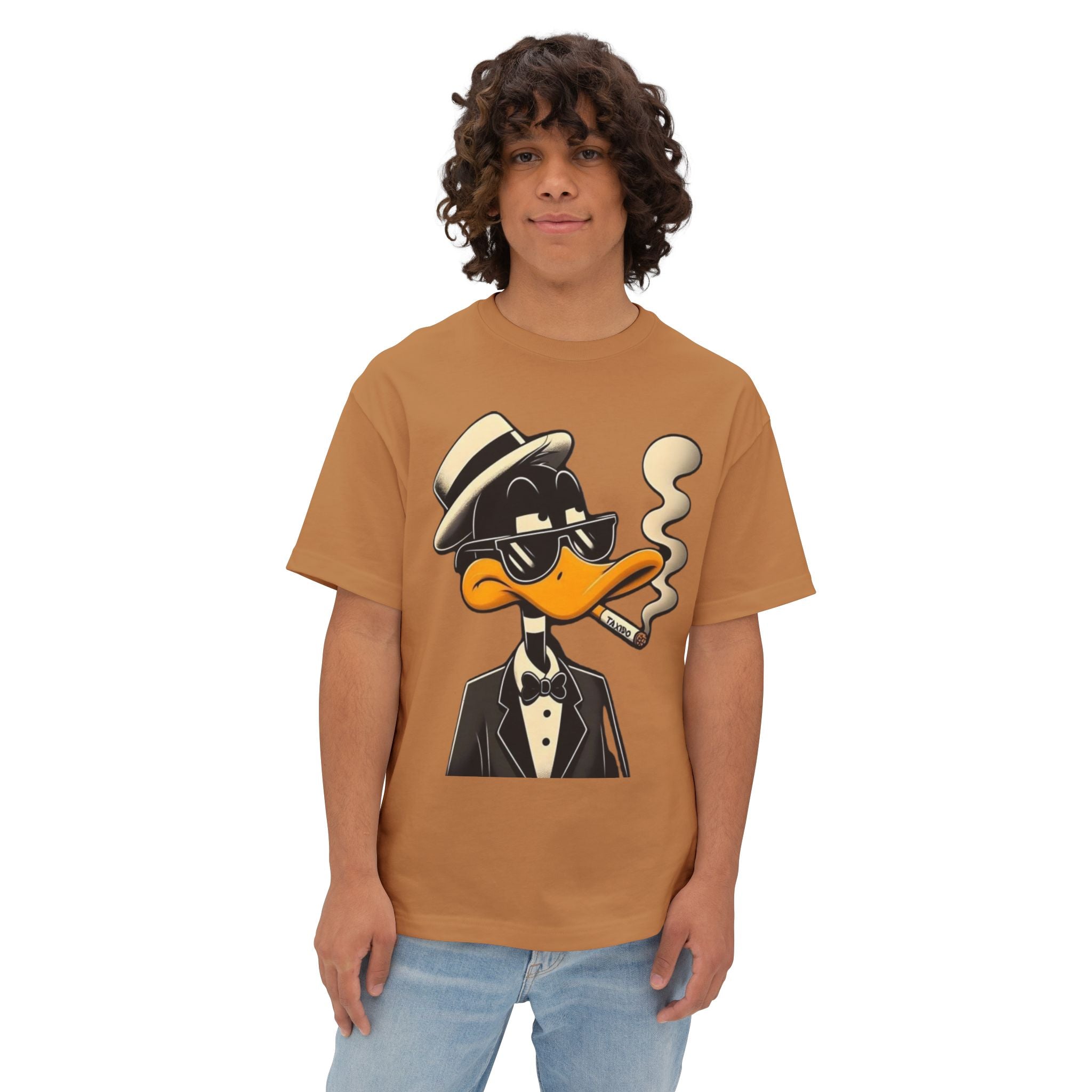 Dapper Duck Graphic Tee — Vintage Cartoon Duck in Suit & Cigar