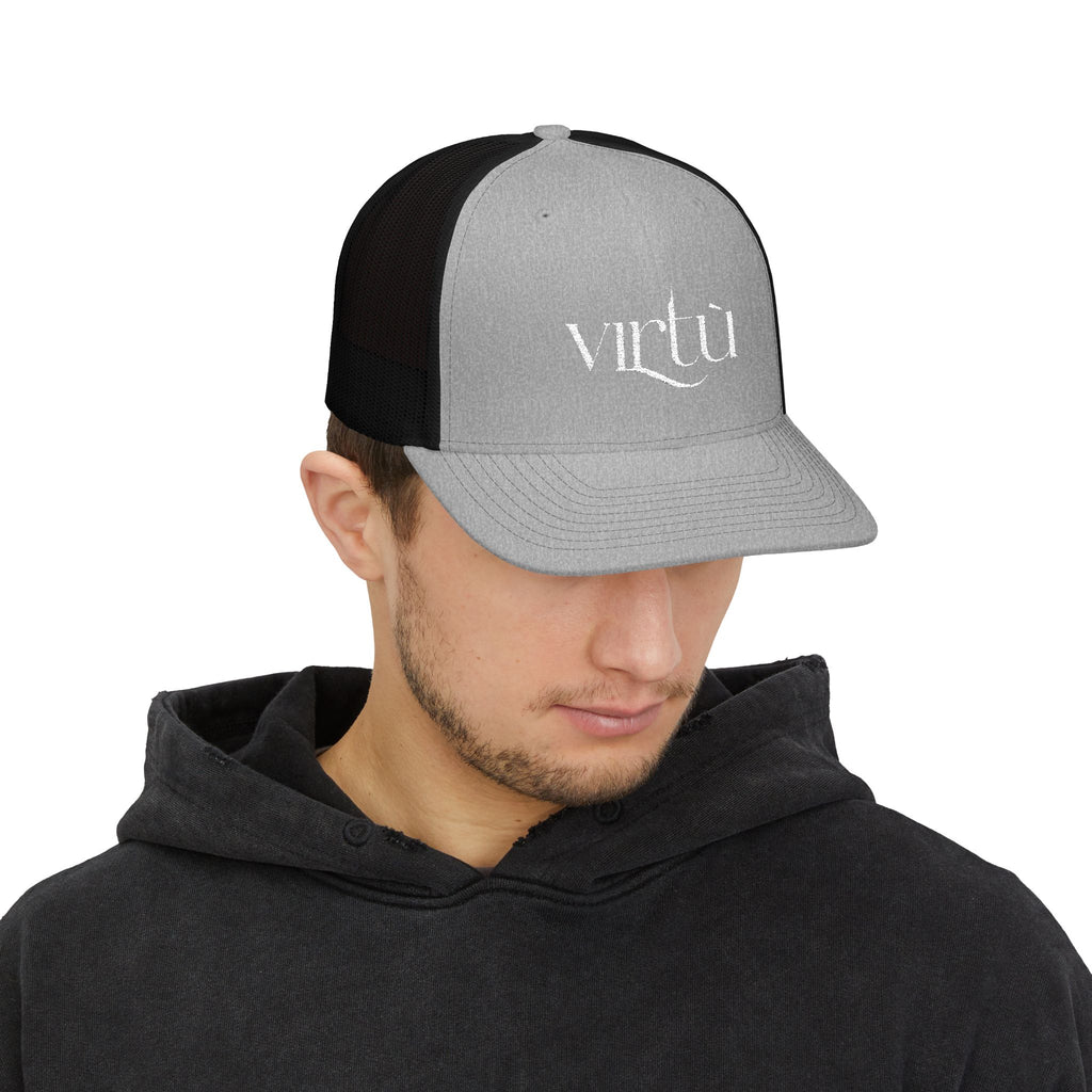 Virtu Embroidered Trucker Cap