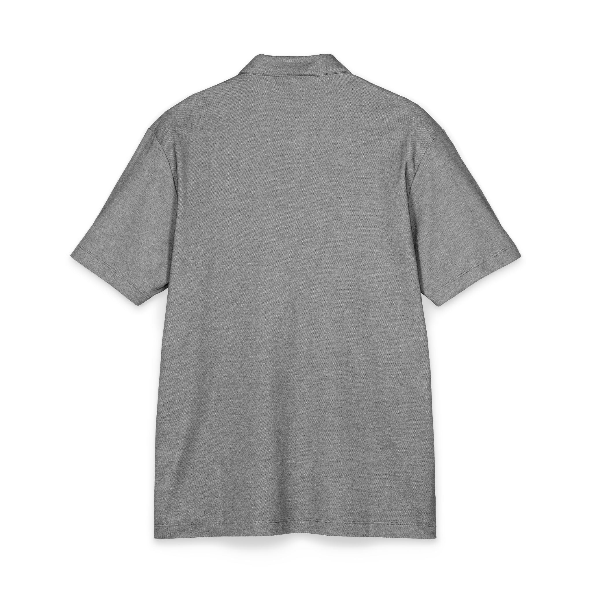 Vetu Distressed Logo Polo Shirt — Classic Men's Short-Sleeve Knit
