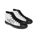Virtù High-Top Sneakers — Minimalist Black & White Logo Shoes for Men