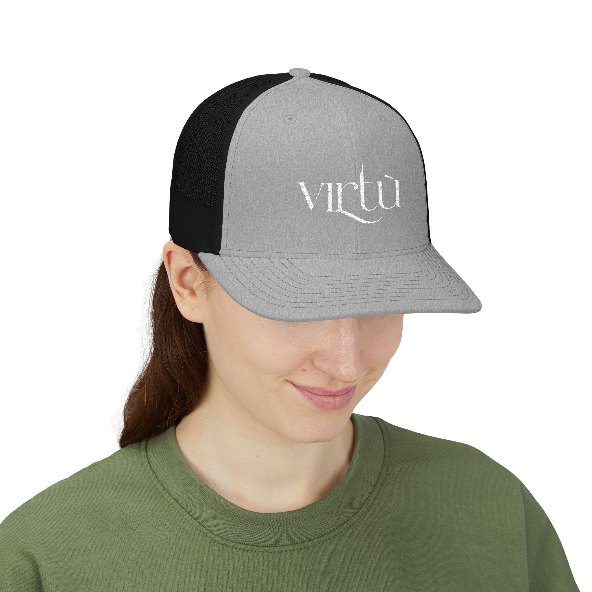 Virtu Embroidered Trucker Cap