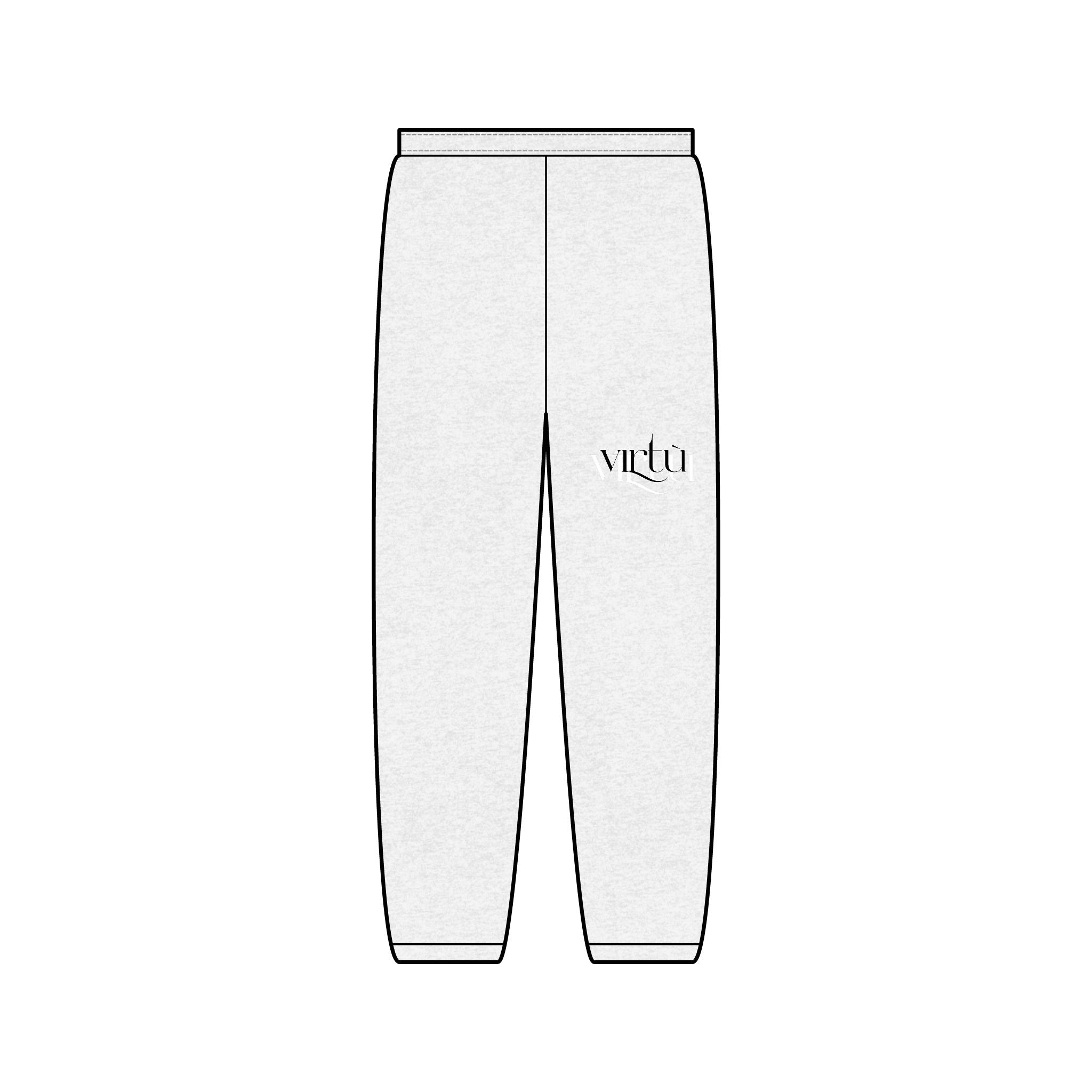 Minimalist 'victor' Logo Sweatpants — Slim Jogger Lounge Pants