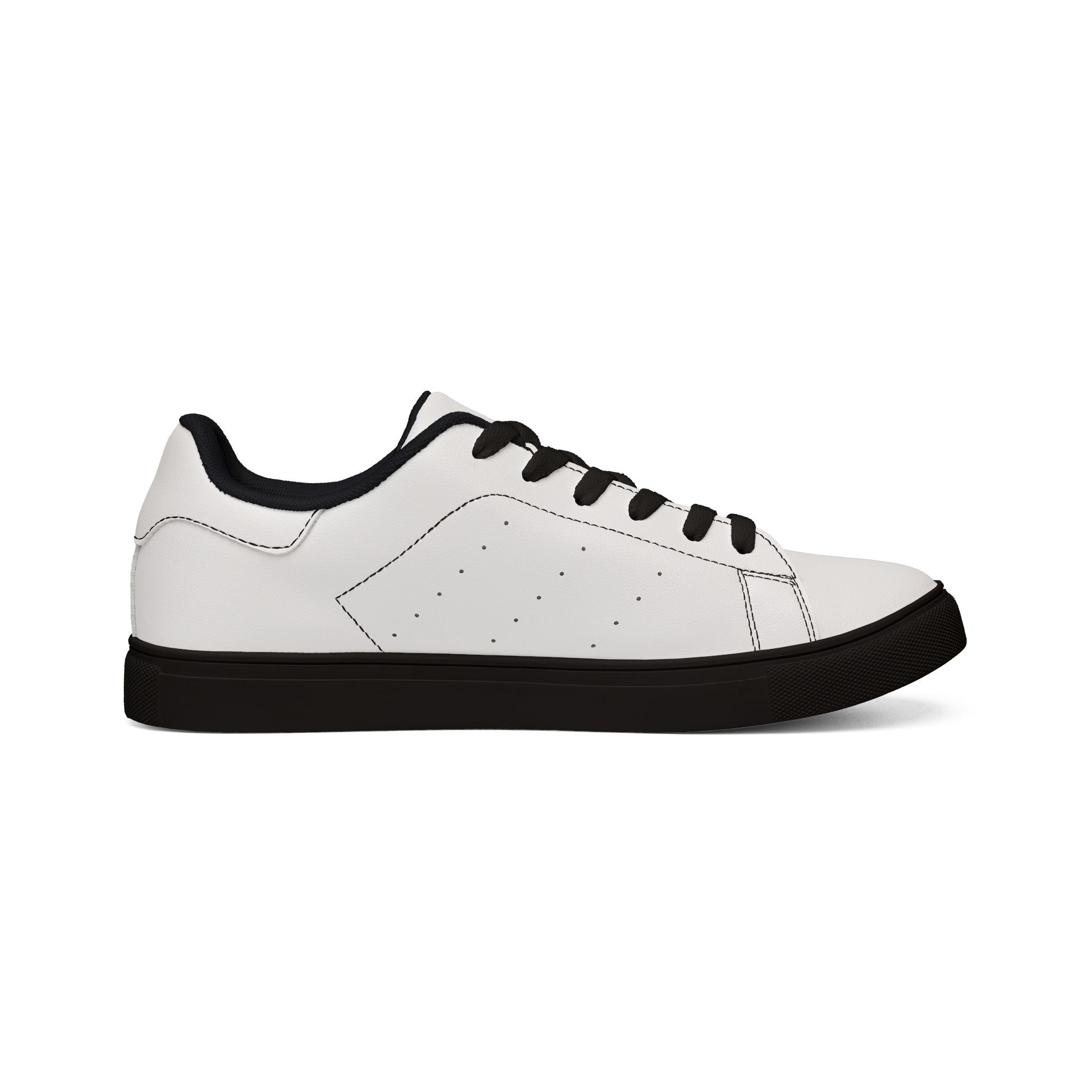 Leather Sneakers — Minimal 'virtù' Low-Top Casual Trainers