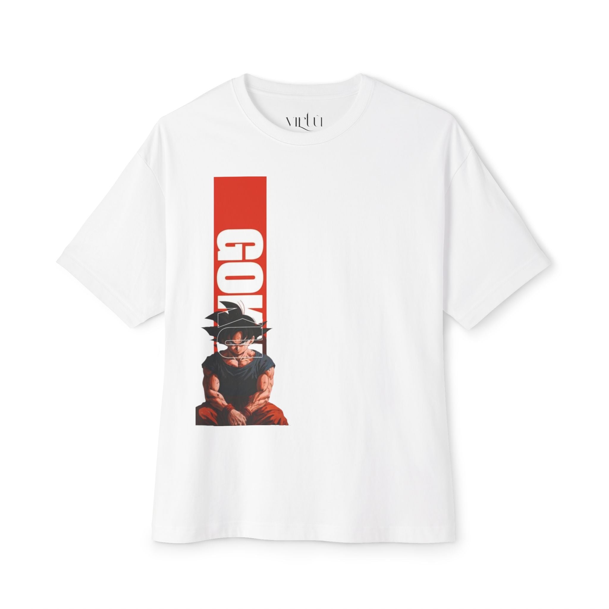 Goku Vertical Graphic Tee — Anime Dragon Ball Z Shirt