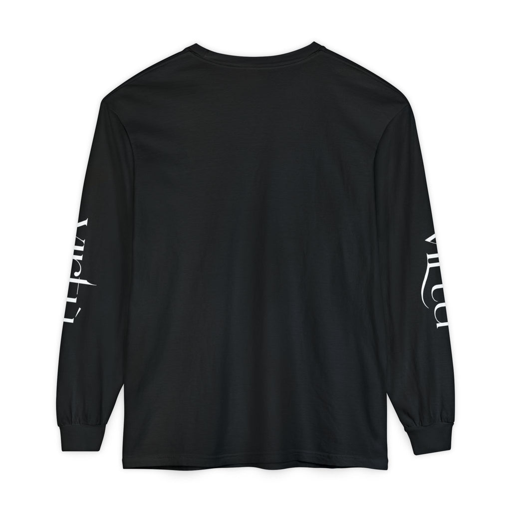 Straw Hat Pirate Graphic Long Sleeve Tee — Anime Skull & Straw Hat Design